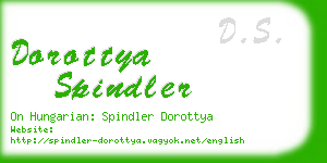 dorottya spindler business card